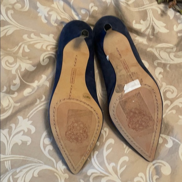 Blue Suede Pumps - Picture 6 of 8